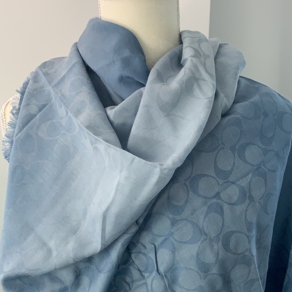 NWT Coach Oversized Signature Print Scarf - Picture 5 of 11